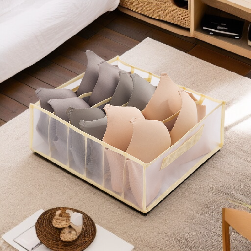 바지 속옷 메쉬 정리함 손잡이 옷장 레이어드 수납박스