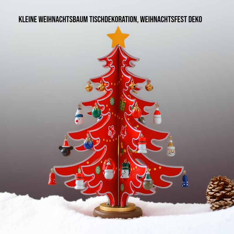 Kleine Weihnachtsbaum Tischdekoration, Weihnachtsfest Deko 