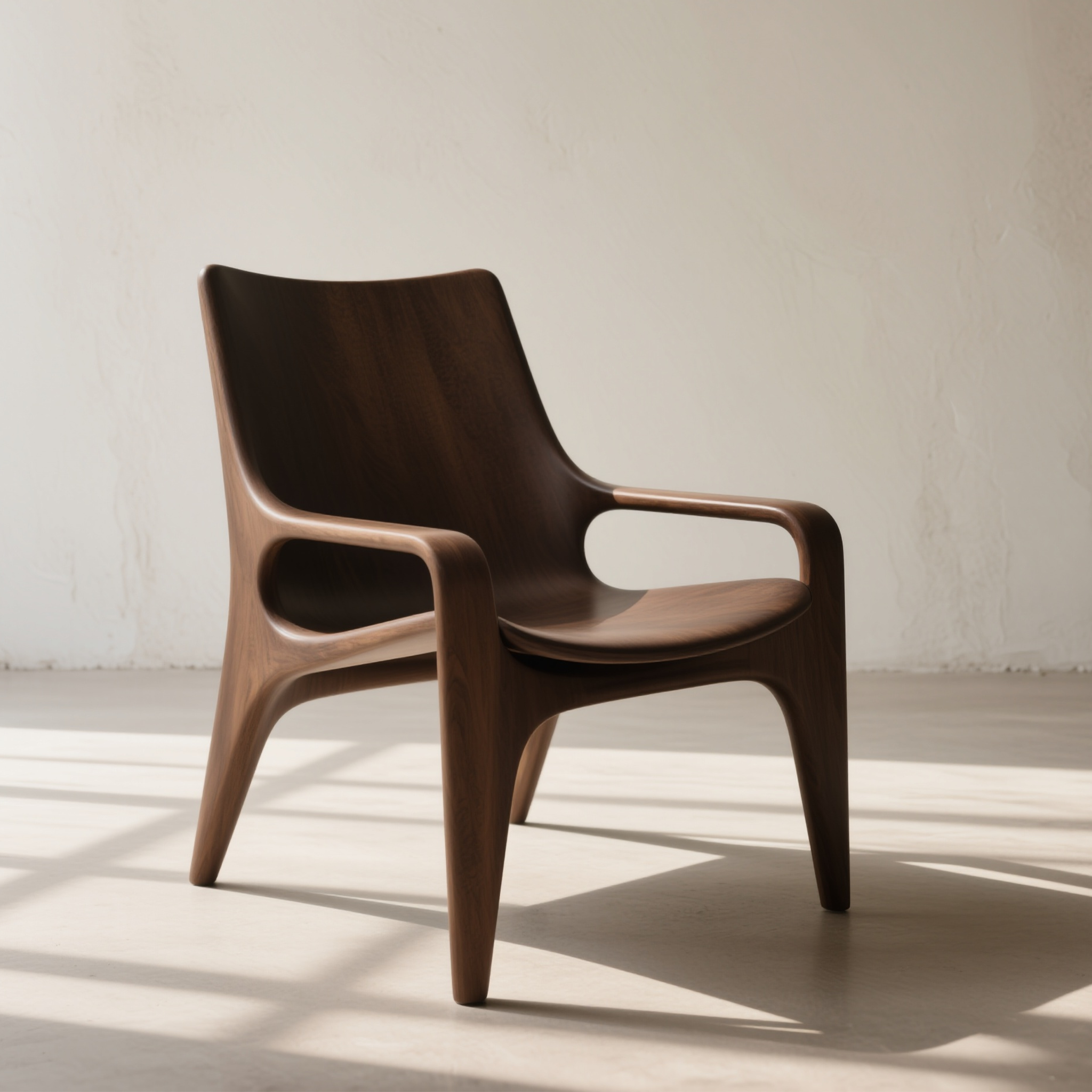 내추럴 원목 라운지체어