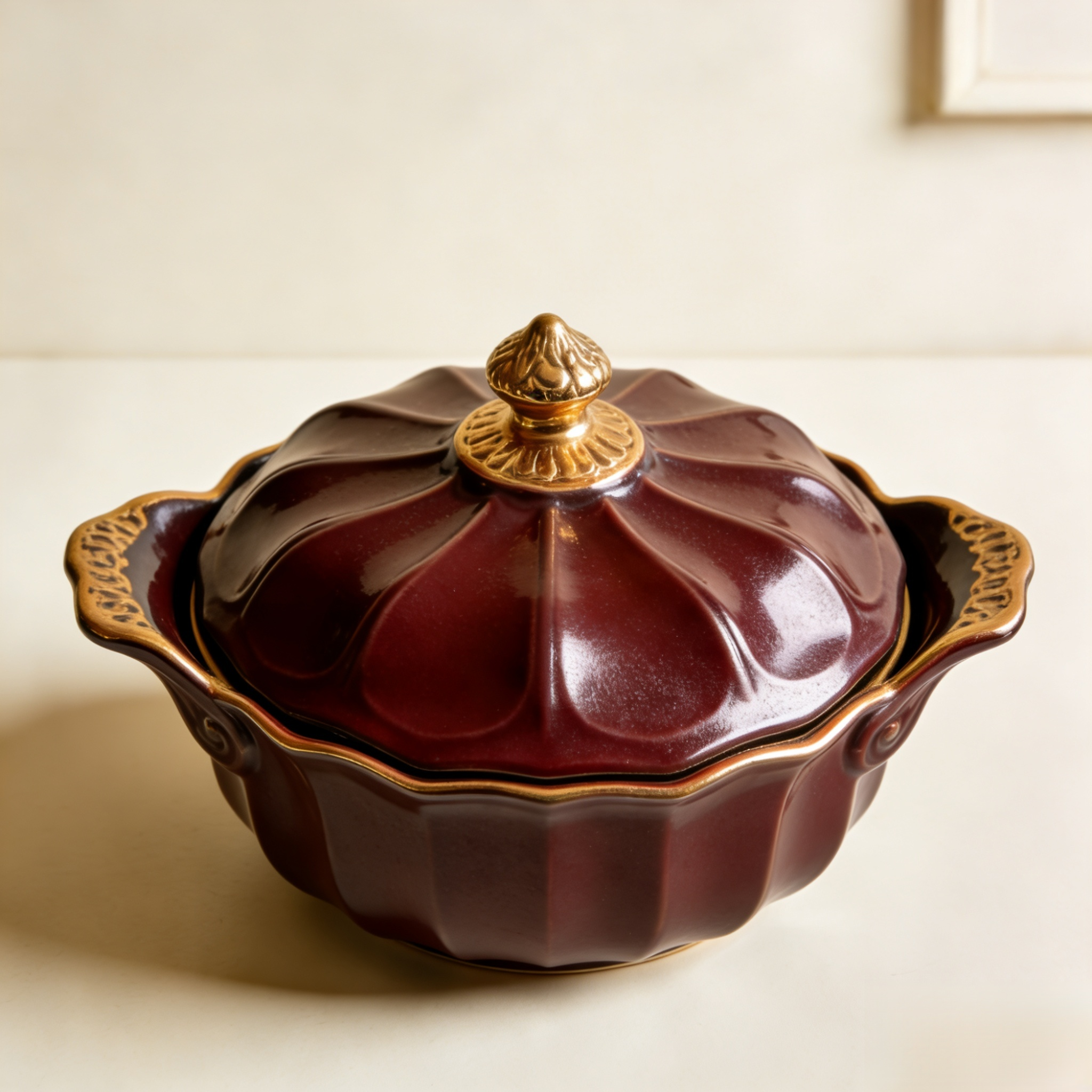 หม้ออีนาเมลเซรามิกทนความร้อน