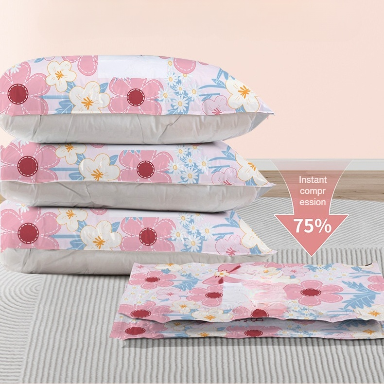 Dormitory home vacuum storage bag