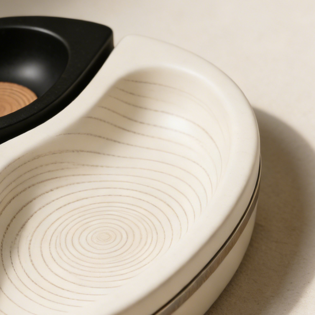 กล่องสบู่เซรามิกแบ่งช่อง (3 ชิ้น)