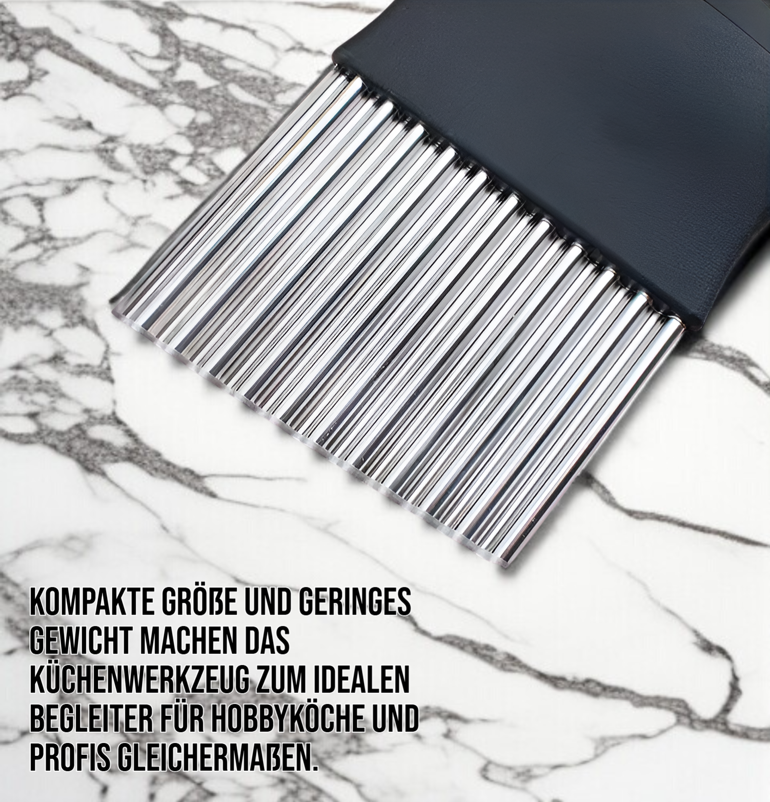 Wellenmesser mit ergonomischem Griff und scharfem Wellenschliff