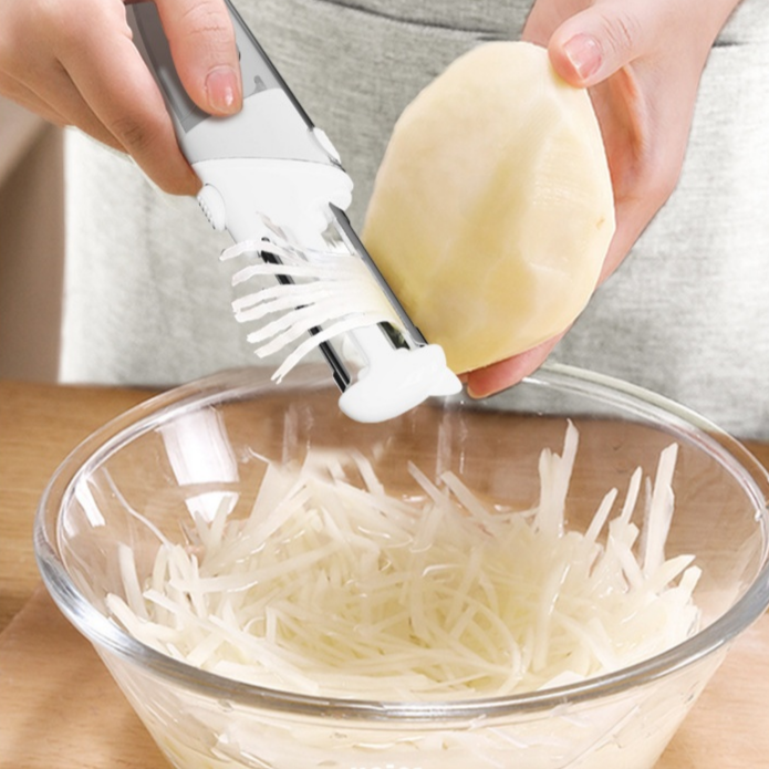 Faltbares 5-in-1 Multifunktions-Frucht- und Gemüseschäler