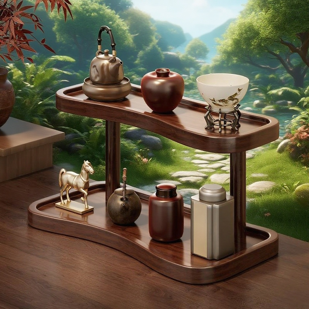 簡易案頭雙層置物架