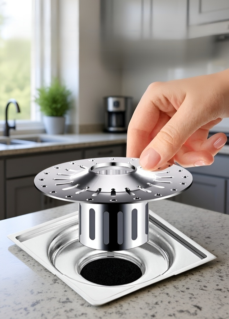 확장형 배수구 설치 방법 안내 이미지