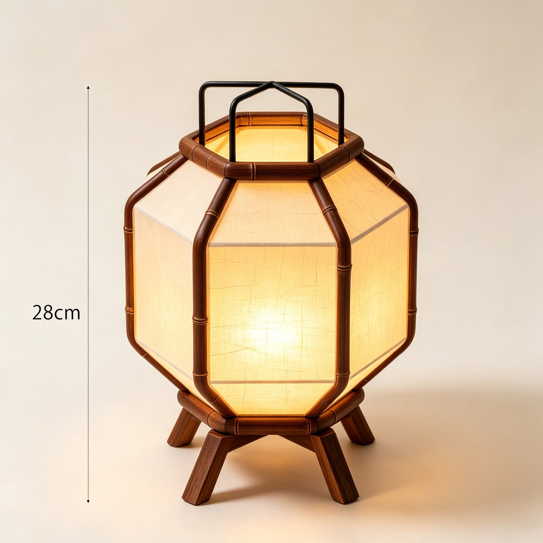 持ち運びやすい軽量布製ランタン