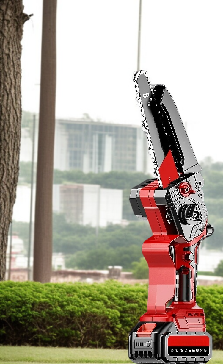 Sierra eléctrica portátil de litio mini para corte de madera