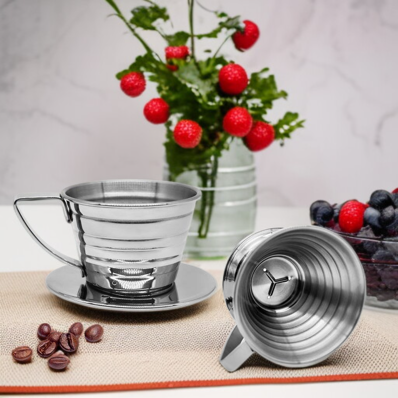 Edelstahl Kaffeefilter Tasse für aromatischen Kaffeegenuss