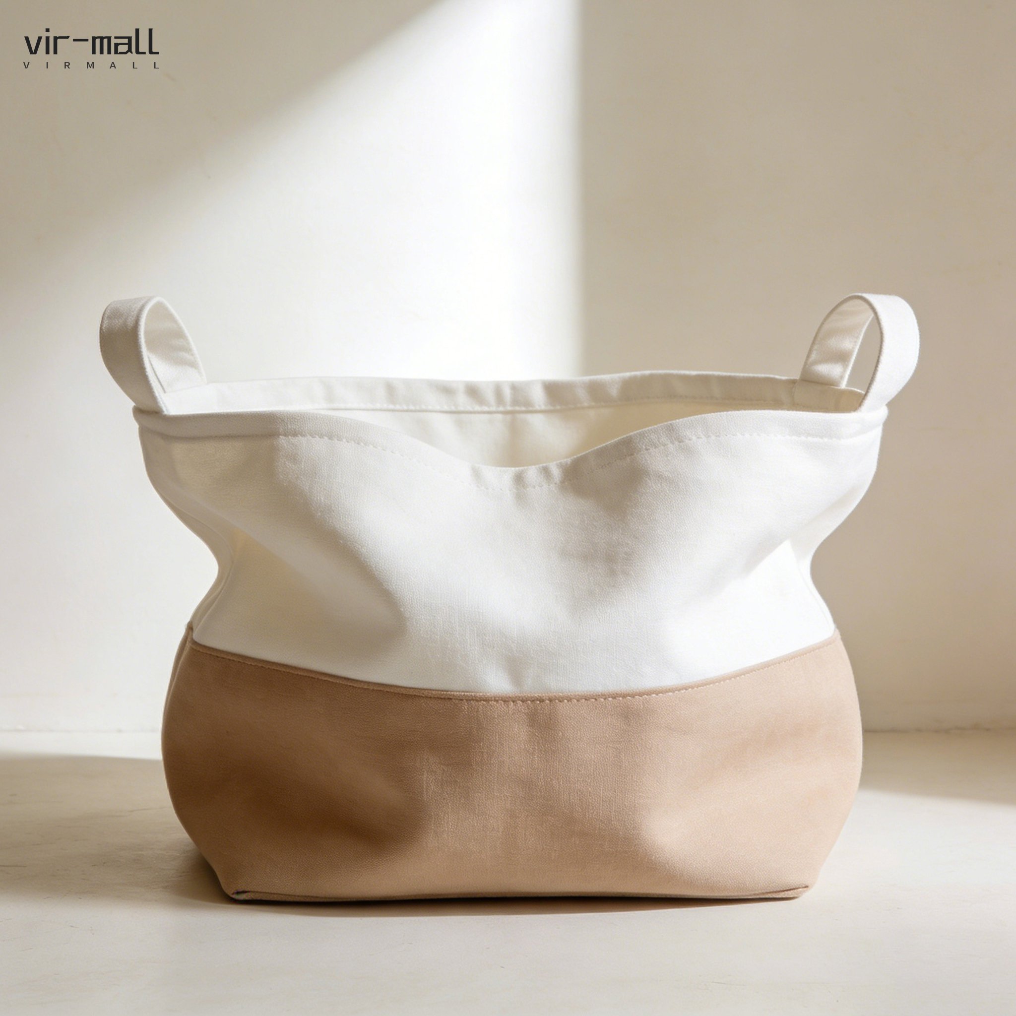 折りたたみ式布製バスケットの収納方法