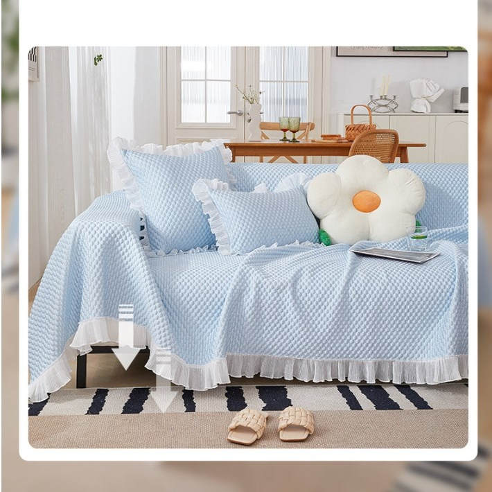 冰絲沙發罩加厚防滑全包組合沙發巾