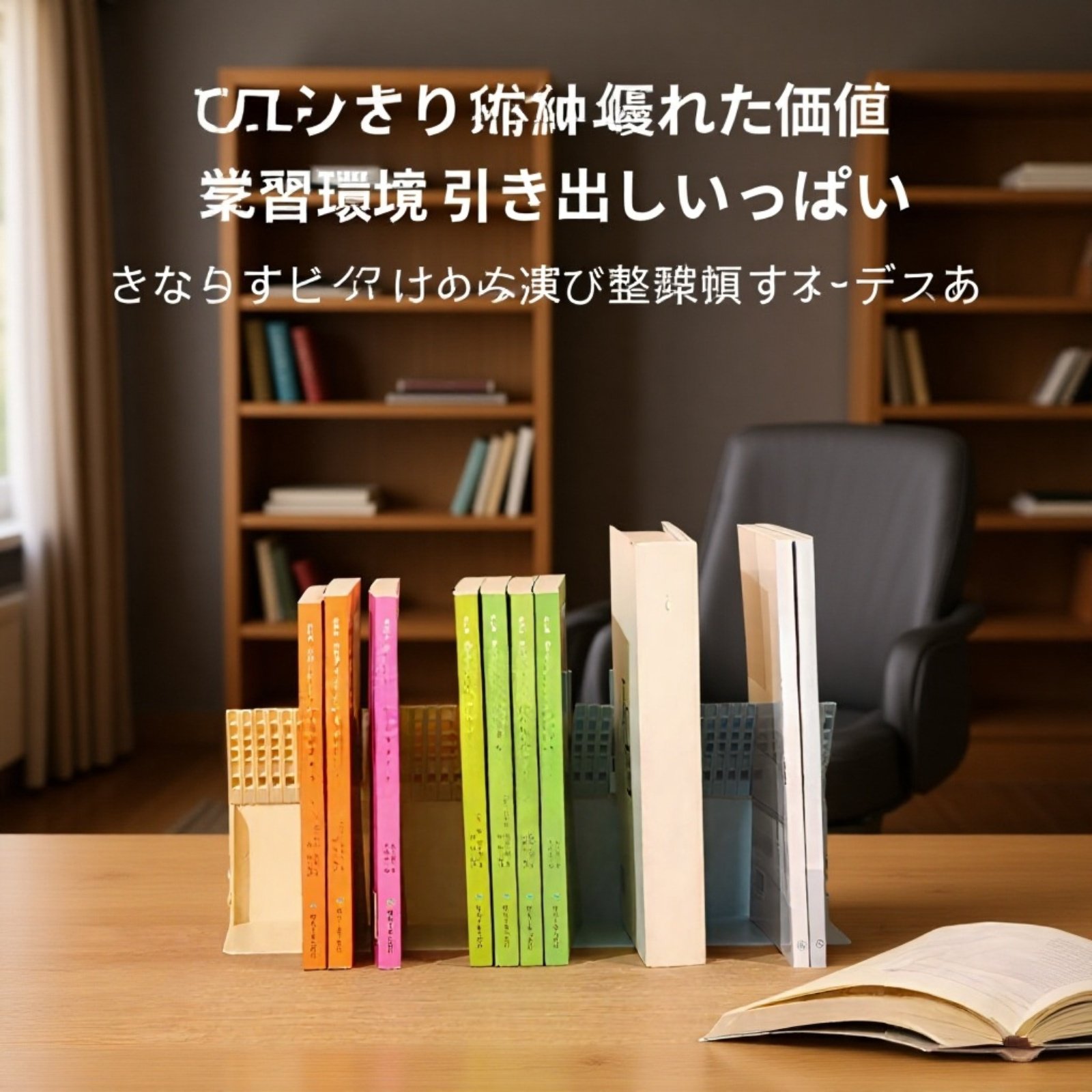 デスク用本立て収納ラック