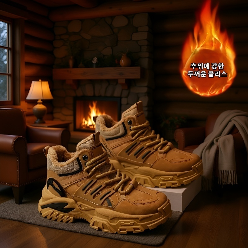남성 겨울 방한 아웃도어 워커 미끄럼 방지 작업화