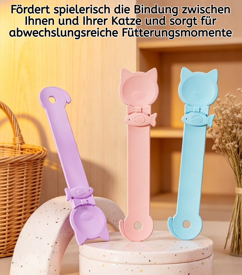 Leckerli-Futterautomat für Katzen in moderner Ausführung