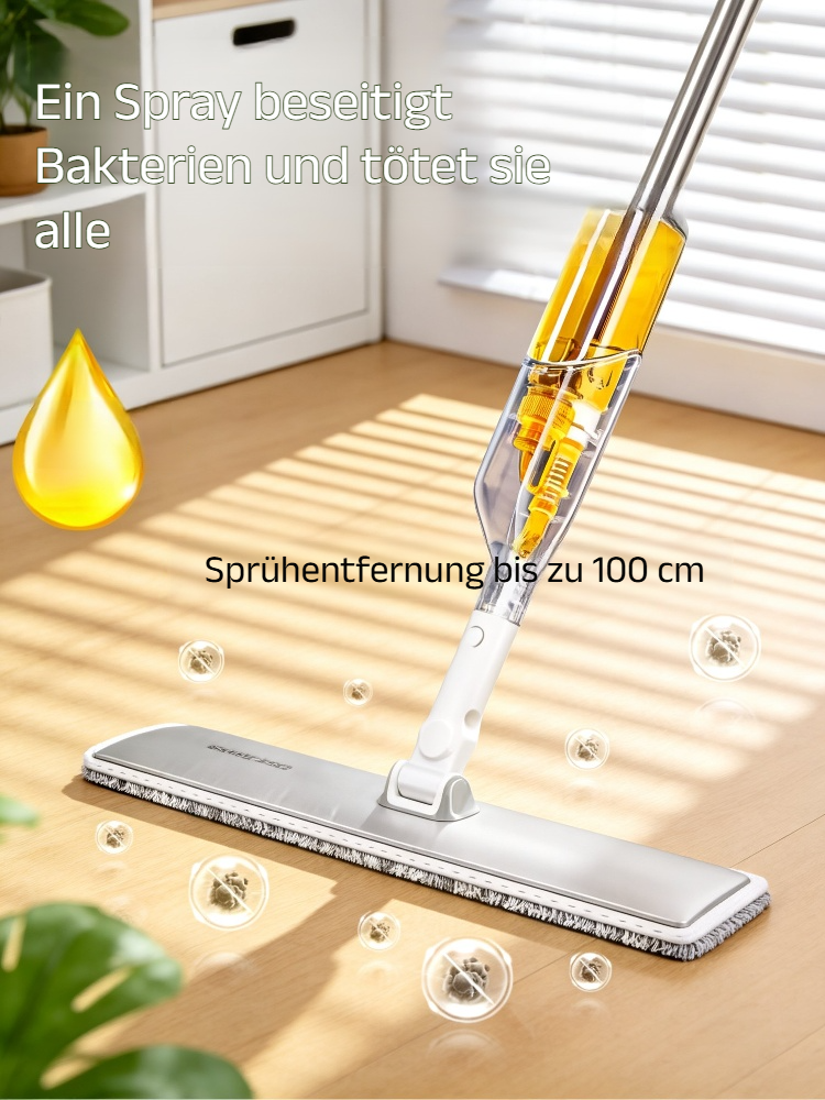 Sprühwischer für den Haushalt ohne Händewaschen
