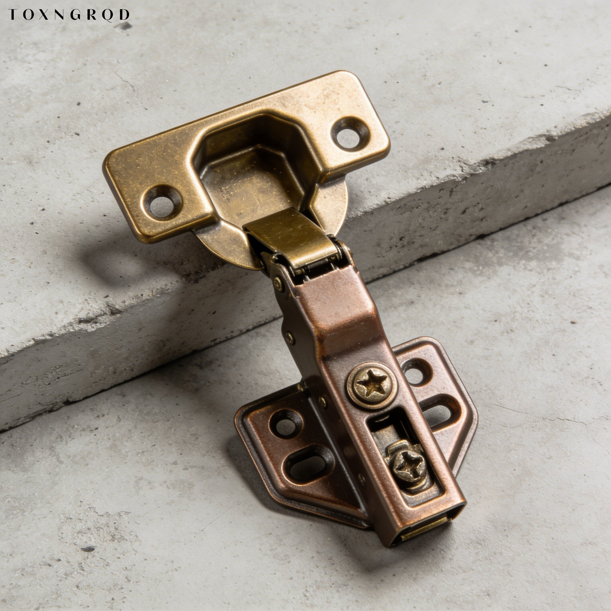 Bisagra de tope hidráulico sin orificios(paquete de 4)