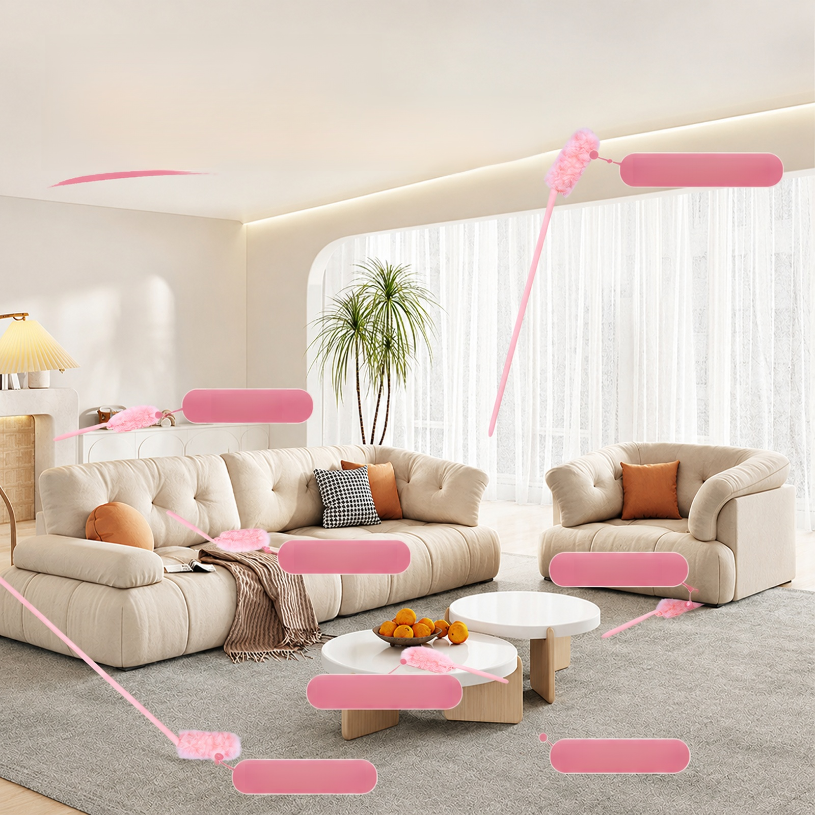 マジックバブルダスト、静電気ダスト除去ダストリムーバー、家庭用ポータブル抗菌クリーニングダスト掃きツール