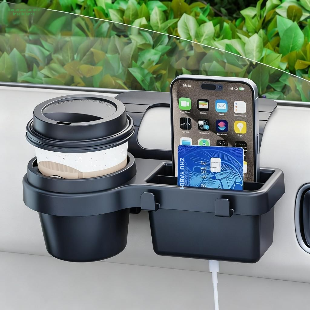 Univerzální úložný držák do auta, na telefon, klíče, nápoje a drobnosti