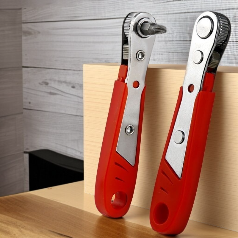 Bidirectional ratchet Wrench Wrench Set Enlarged Gear Nonslip handle Small space Zinc alloy collet S