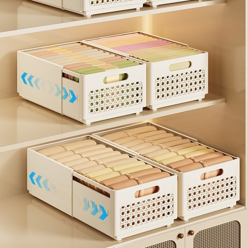 多機能ワードローブ収納ボックス