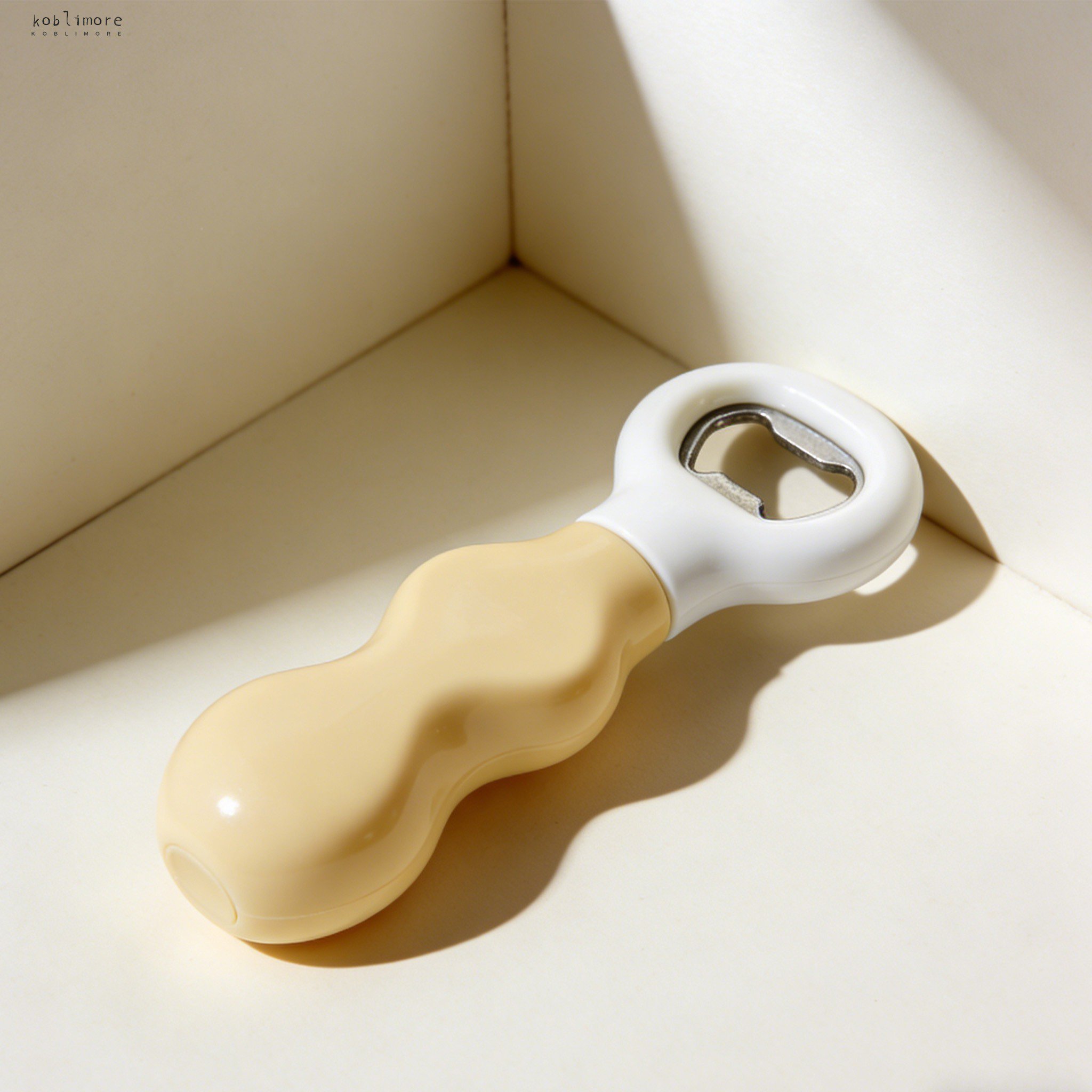 Wall-mount magnetic bottle opener with strong magnet