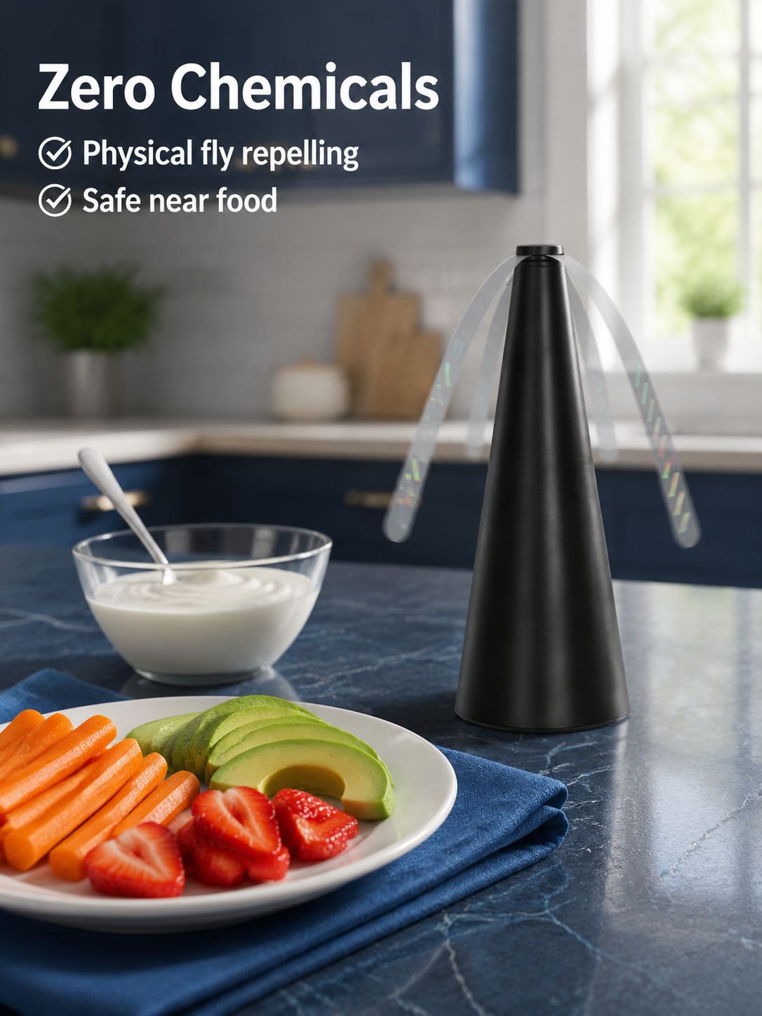 Silent Electric Fly Fan Blade Insect Repeller