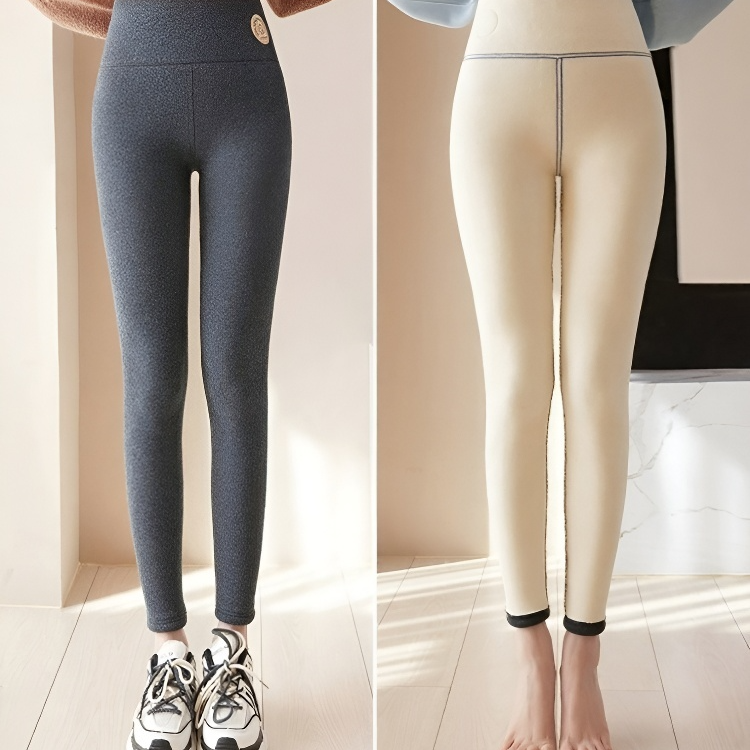 HFH 두꺼운 밍크레깅스 600g 겨울용 여성 방한보온 탄력성 히팅 속기모 내구성