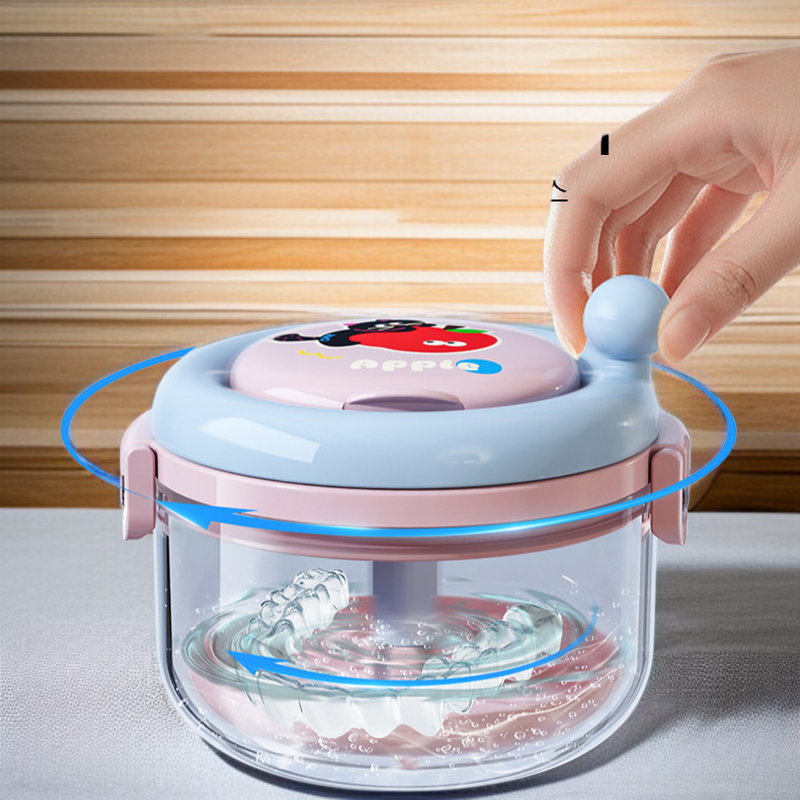 휴대용 밀폐 물빠짐 마우스피스 수납함 휴대용 치아교정 키트 휴대용 스텔스 밀폐 세척함