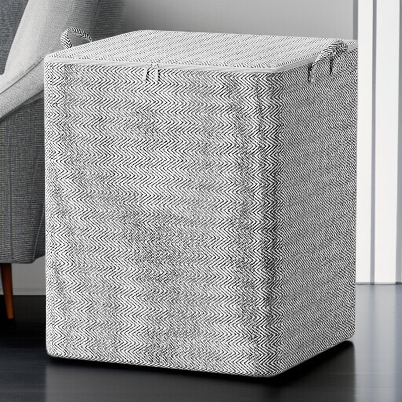 家庭用収納ボックス 大容量専用収納バッグ 引越し整理 収納キルト 収納ボックス 衣類収納バッグ