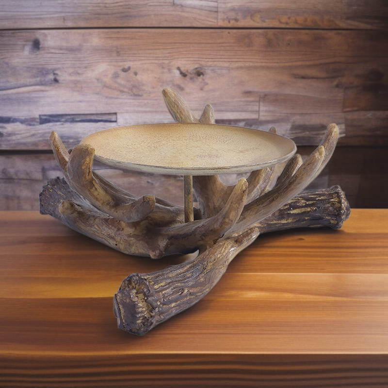 家居鹿角蠟燭香氛燭台