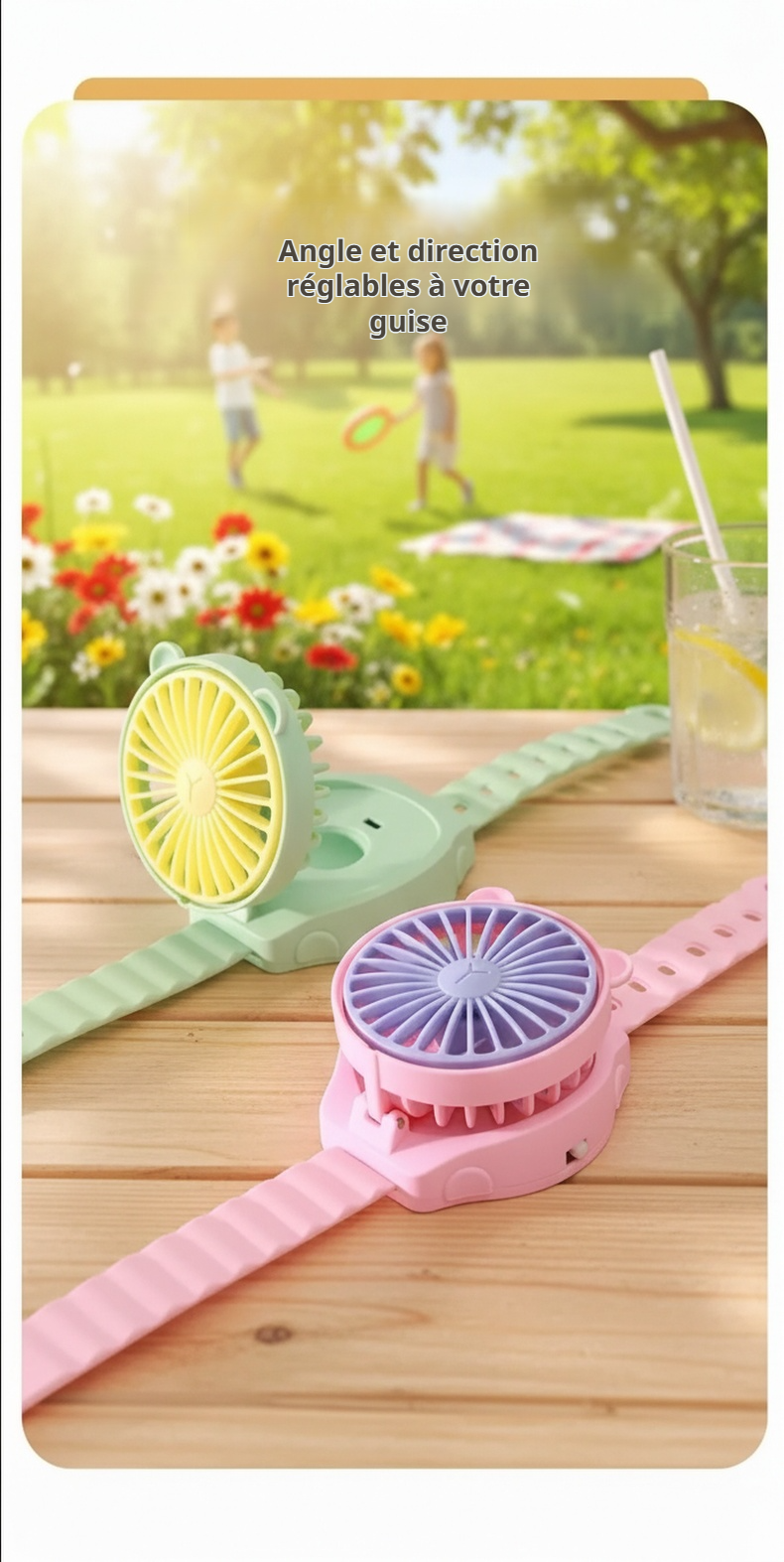 Mini ventilateur électrique design mignon
