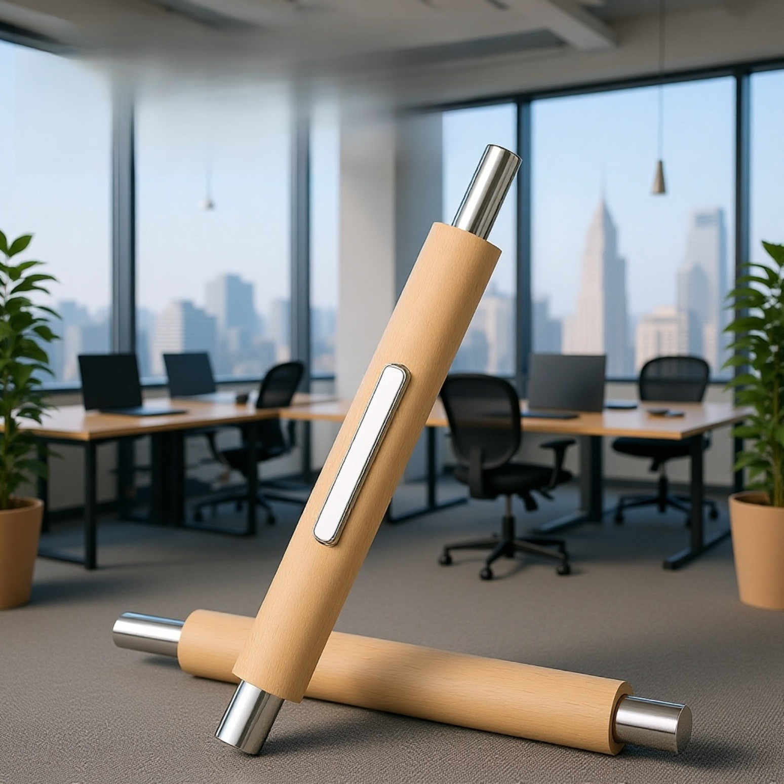 三合一キャットアイネイルジェル用円柱型マグネット美甲ツール