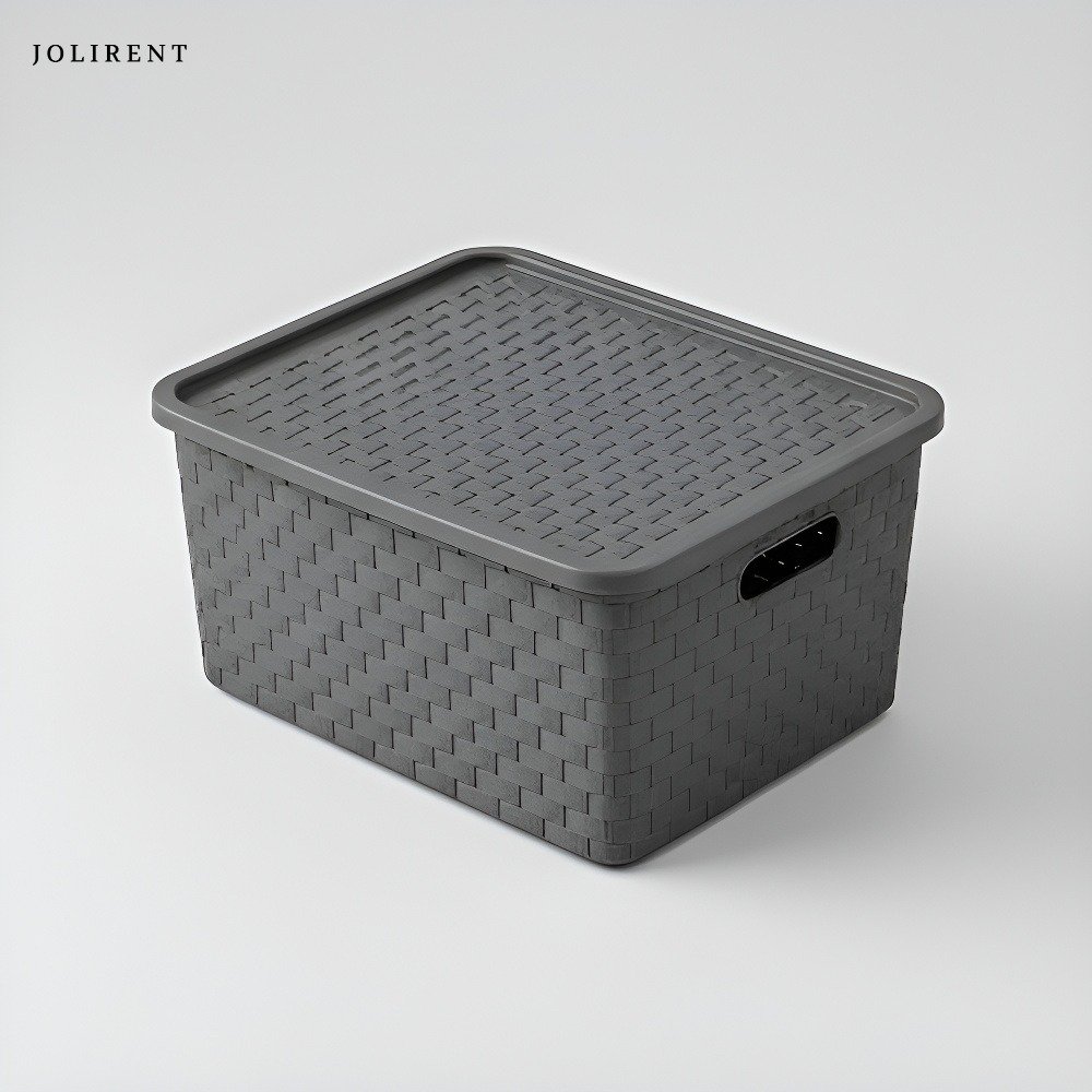 가정용 뚜껑이 있는 보관함 