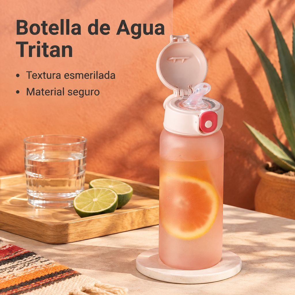 Vaso portátil con pajita para mujer, elegante y práctico