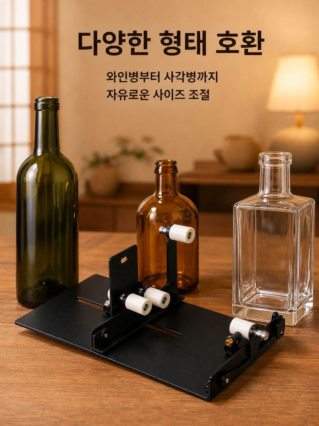 유리칼 커터 철물 와인병 유리병 수공구 사각병 원병 커터공구