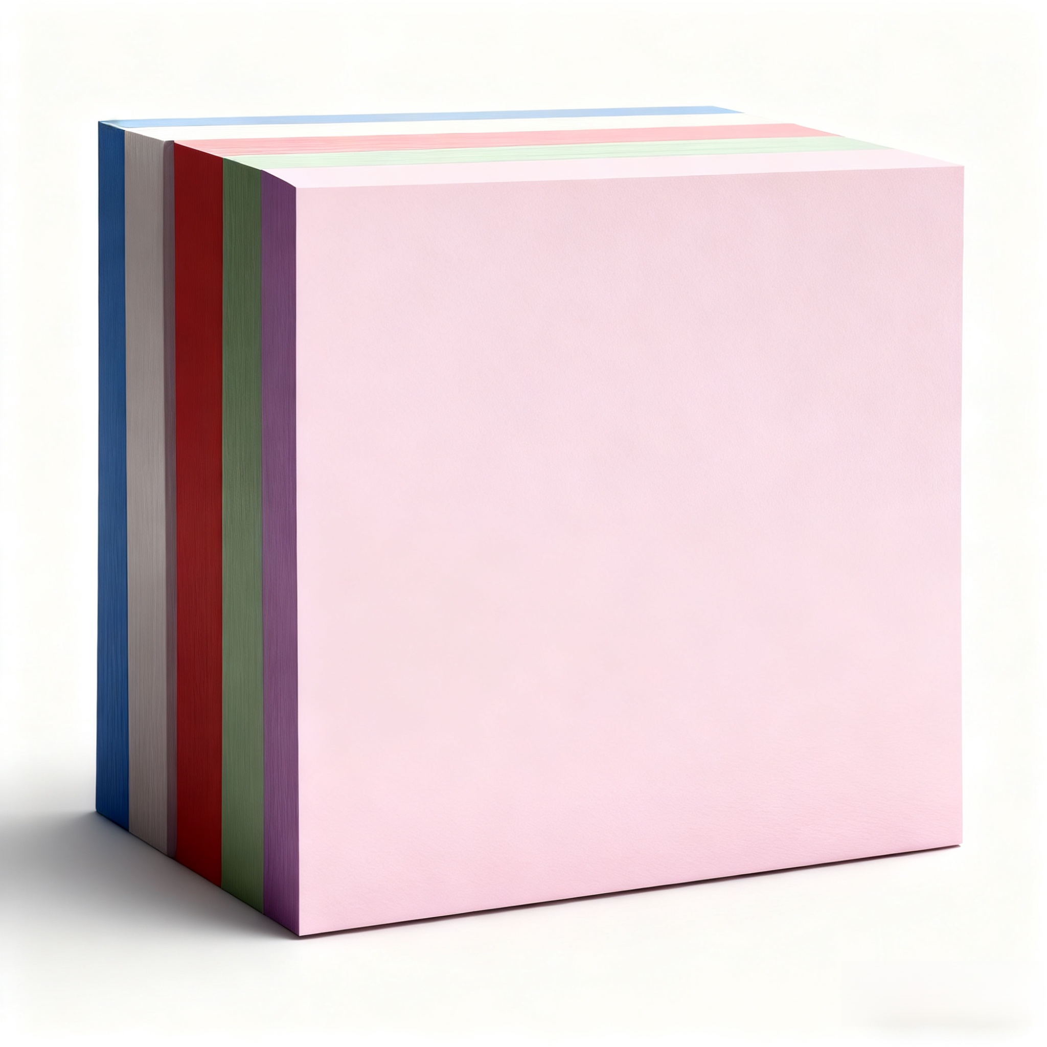 Cuaderno de colores Morandi, notas adhesivas