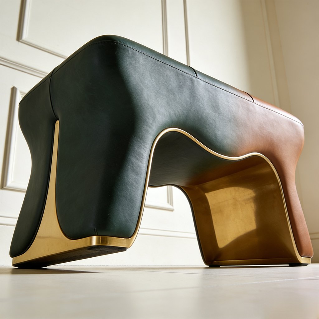 Banco para cambiar zapatos de estilo moderno y sencillo