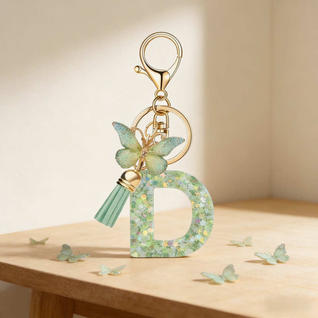 Letter keychain