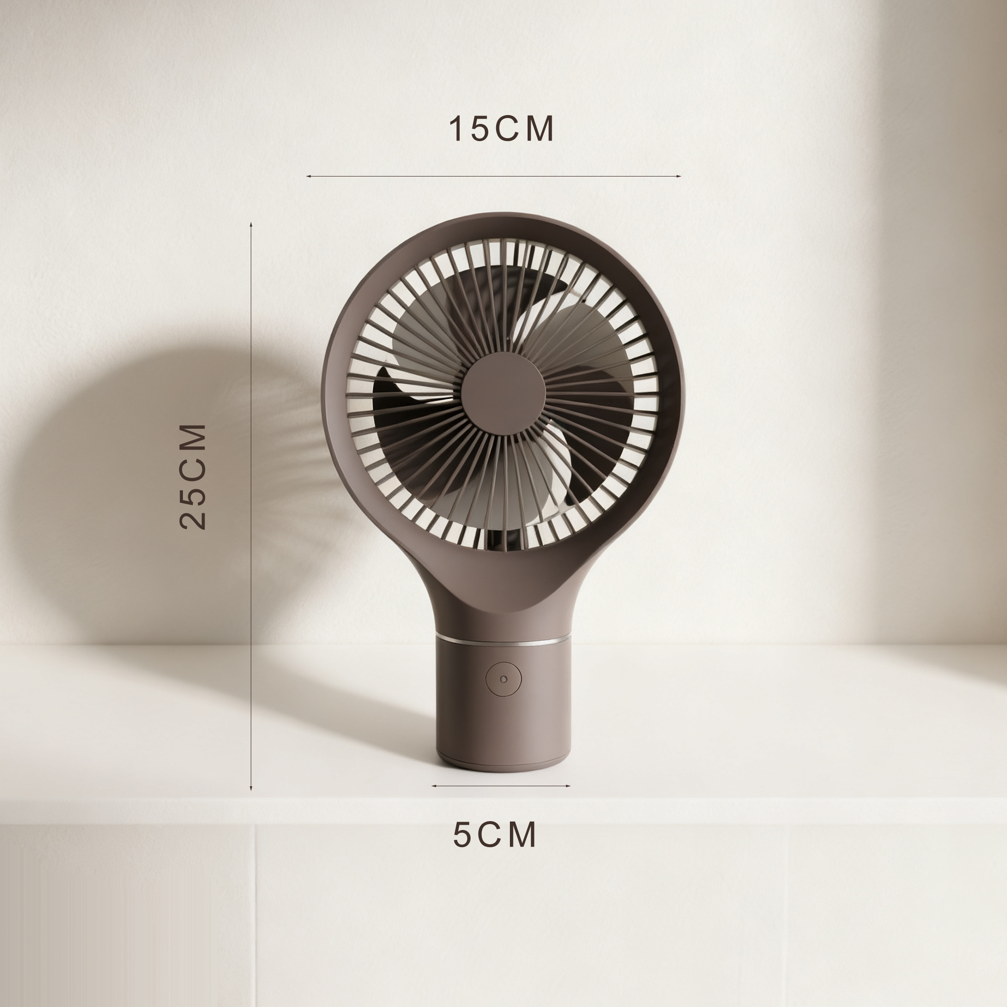 경량 미니 탁상용 선풍기 전면 모습