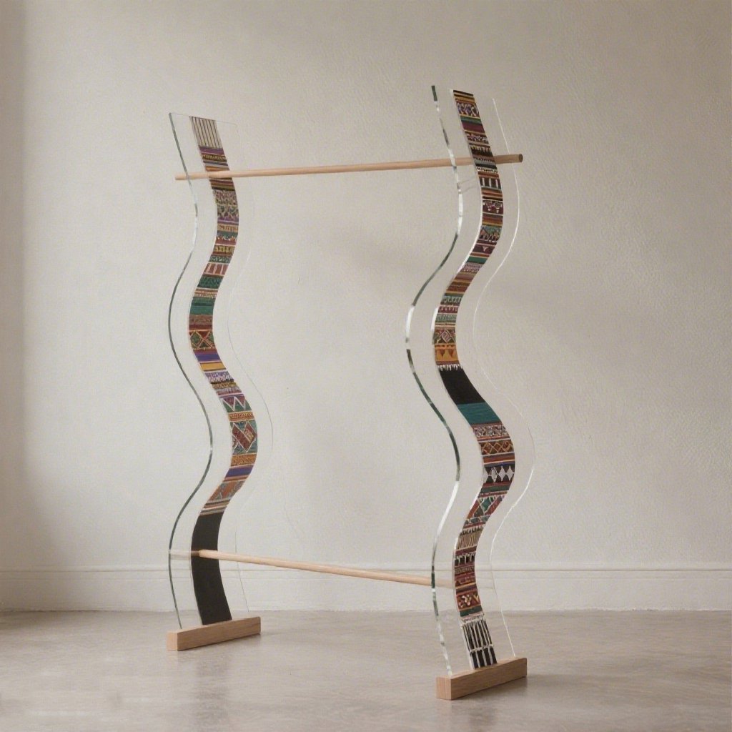 물결 모양 옷걸이