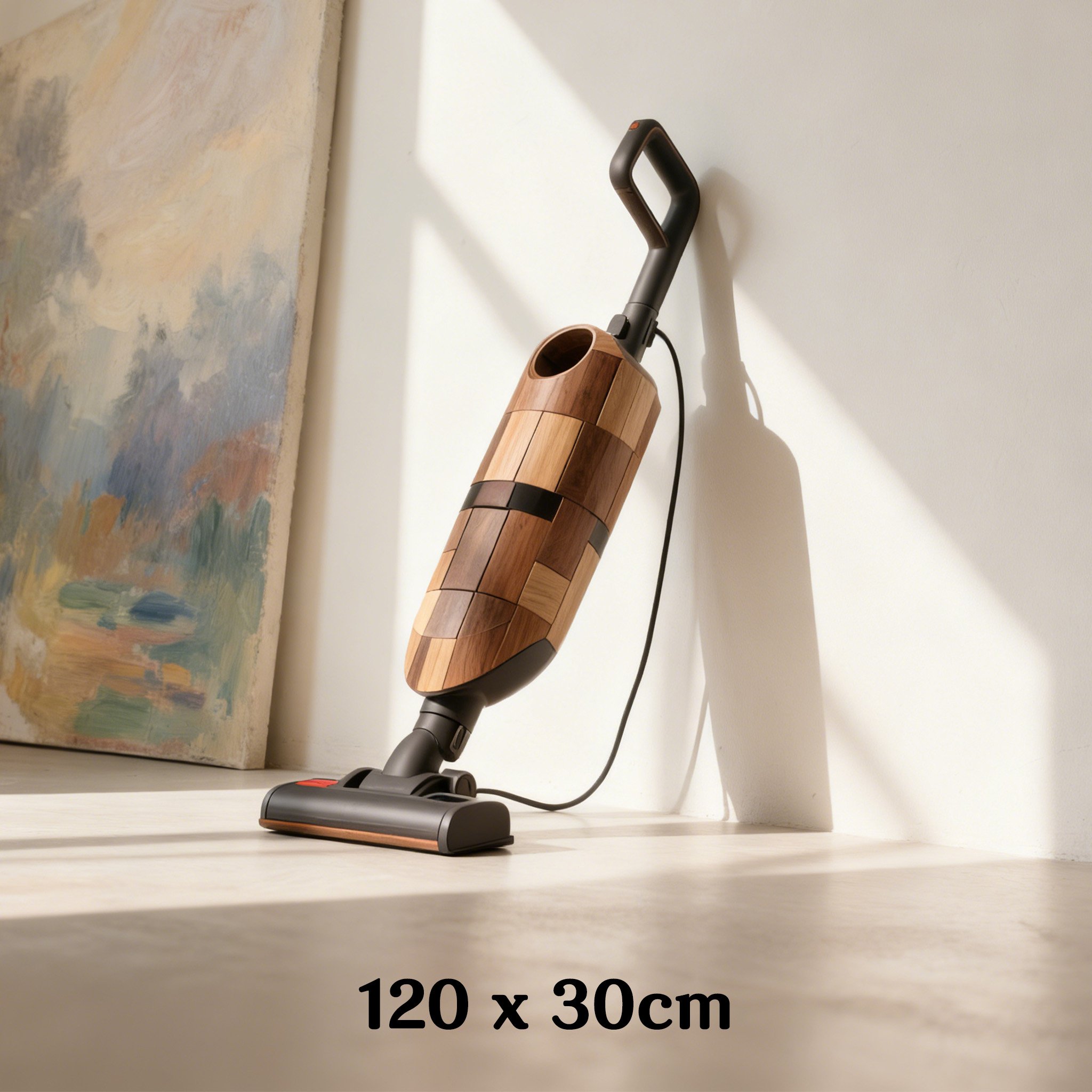 세워서 보관 가능한 진공청소기 공간 절약