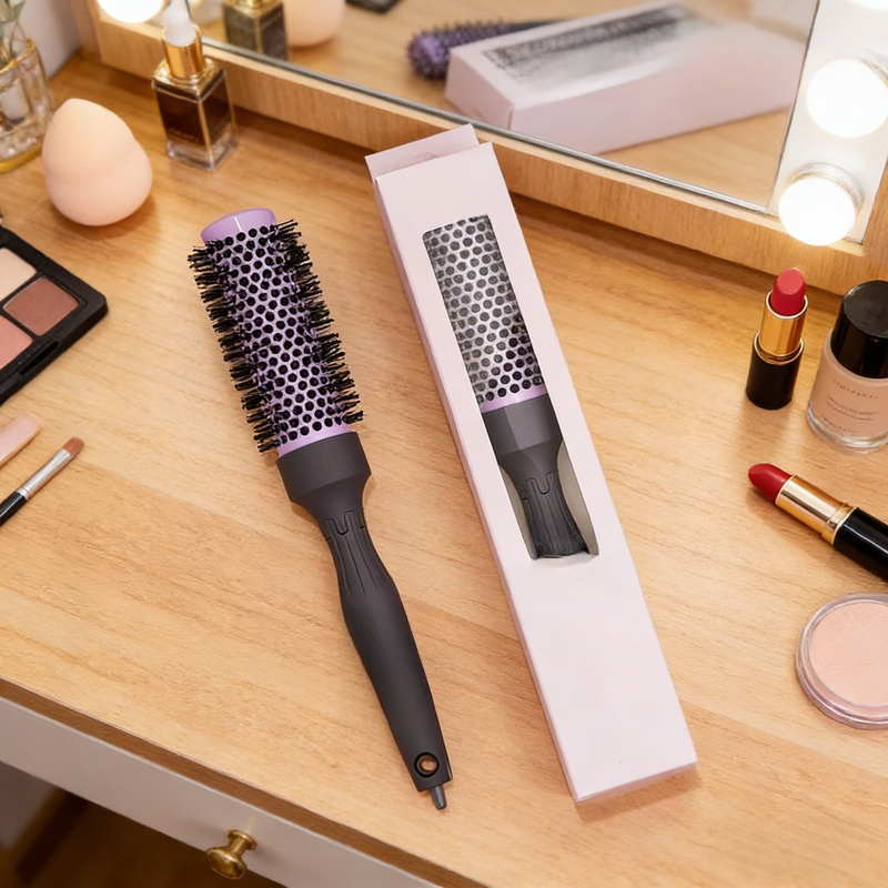 Professionelle Aluminium-Rundbürste zum Haarstyling