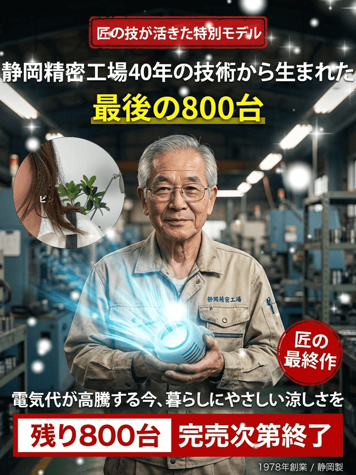 【本日半額】12,800円➡️5,980円。明日には元の価格に戻ります。 クリップ式ポータブルミニファン