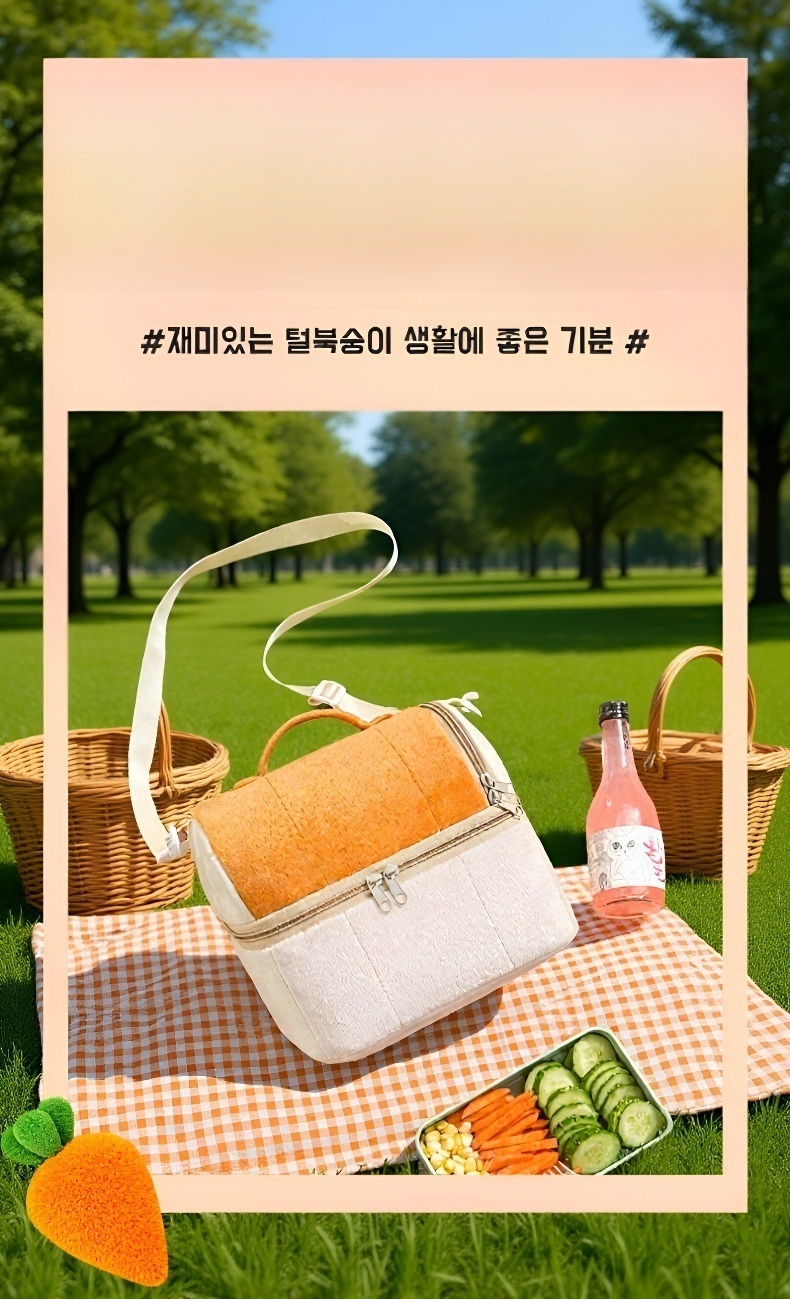 도시락과 음료를 신선하게 보관하는 가방