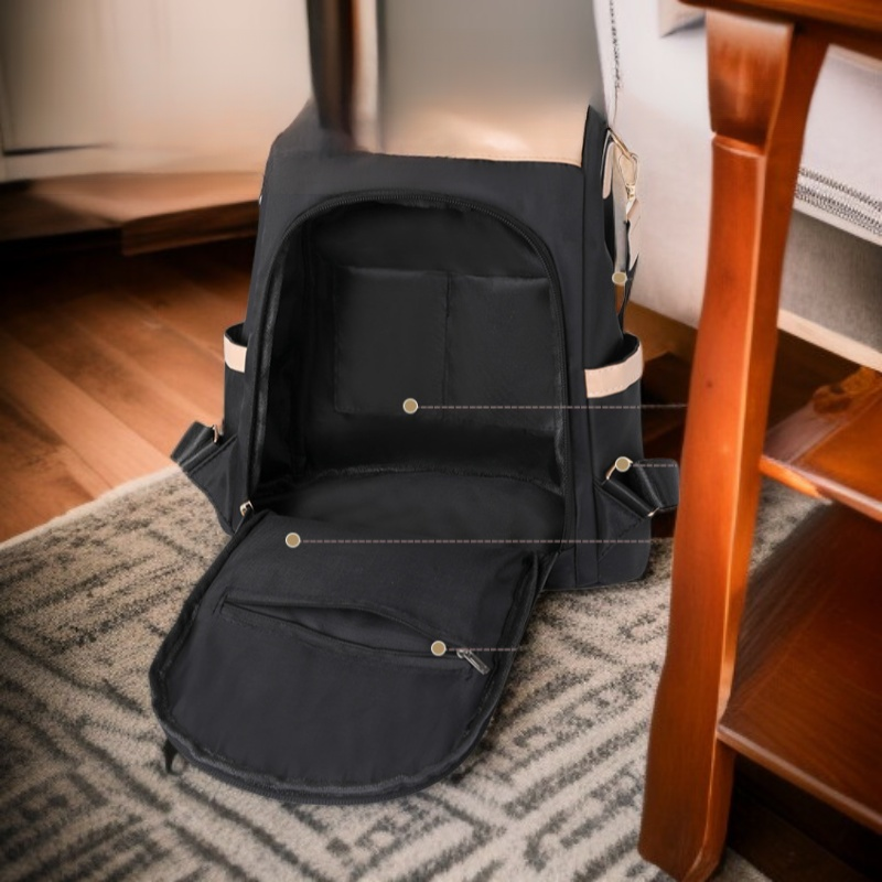 Water-Resistant Nylon Travel Bag (Backpack and Handbag Style)