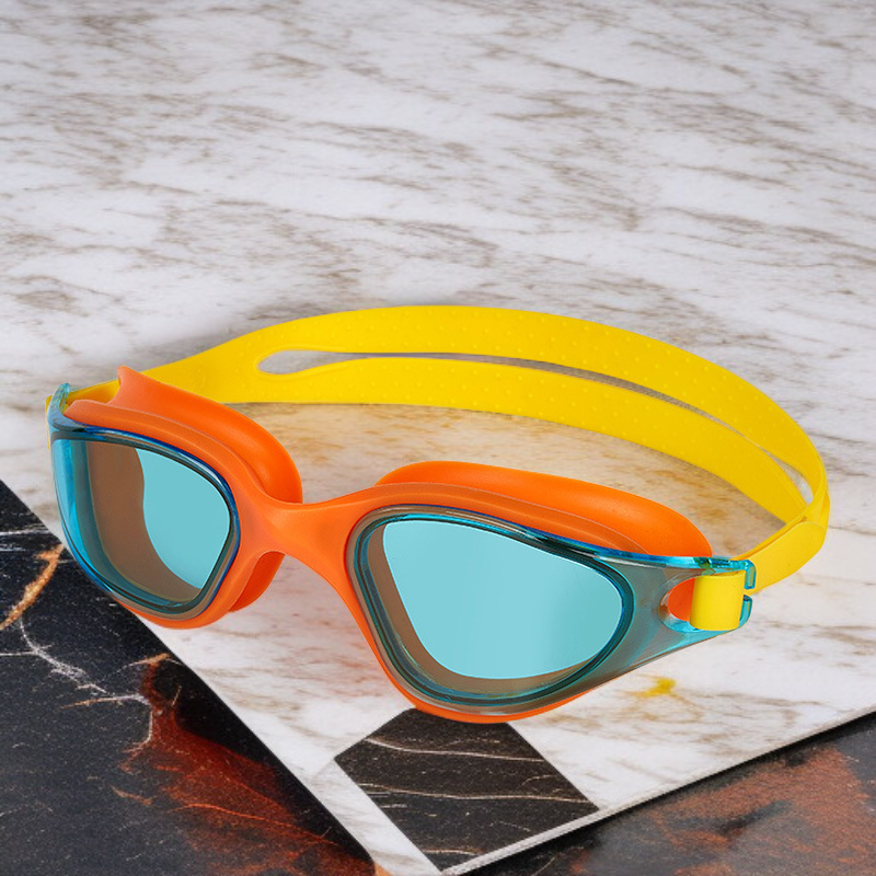 성인 방수 방김 수영 필수 일체형 고글 대프레임 고화질 실리콘 수영 안경