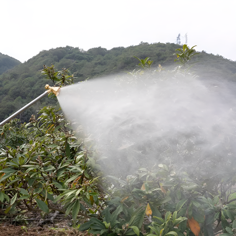 Golden spiral air vortex high-pressure nozzle