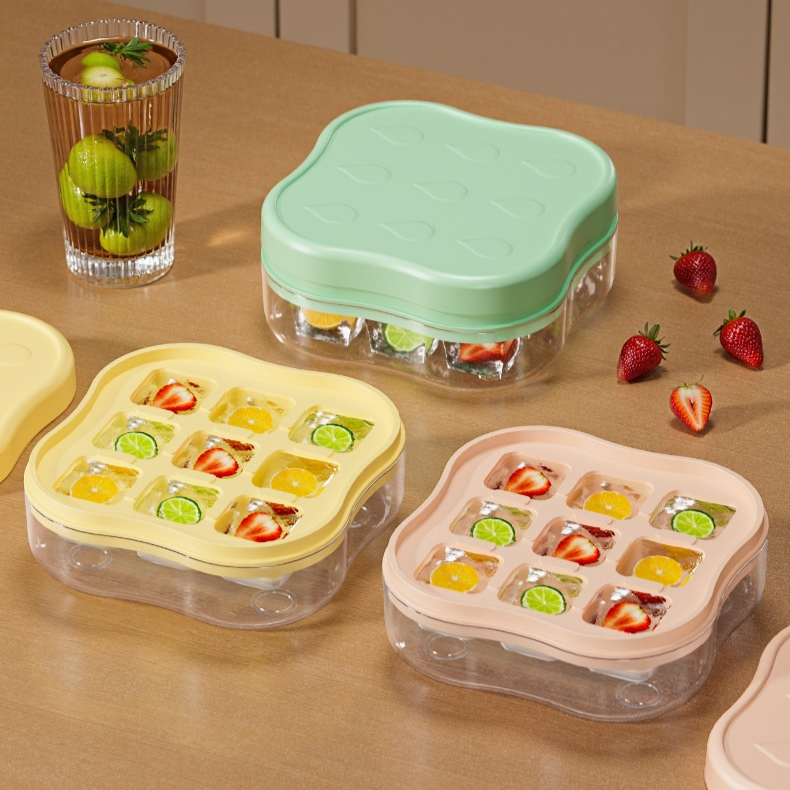 Large Capacity Press Ice Cube Tray Mold