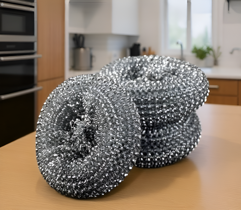 掃除用長柄ブラシの持ち手部分の拡大写真