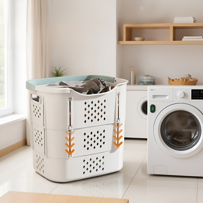 Organisation de vêtements avec panier de rangement spacieux